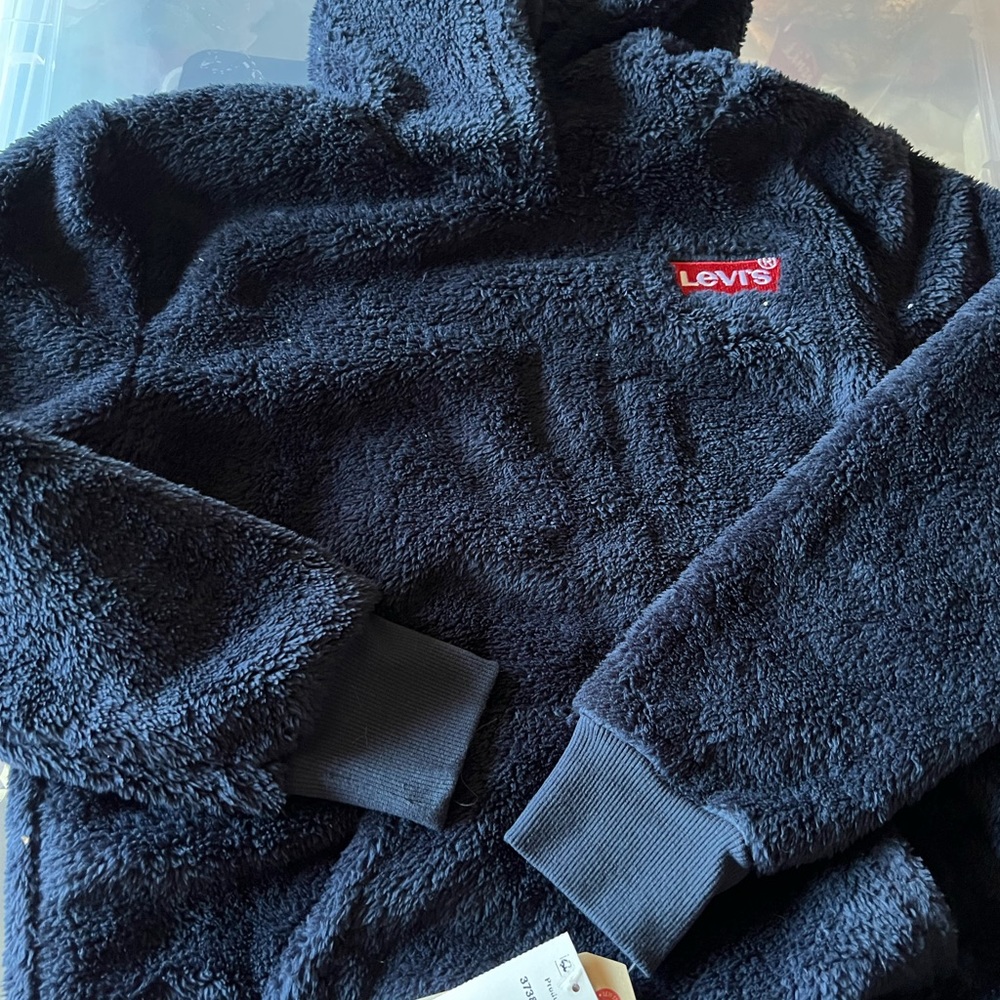 Levi’s sweater BIG GIRLS SHERPA HOODIE - large